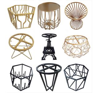 Pieds de table en métal robustes et modernes, sur mesure pour usine, pour bureaux, tables de café et de salle à manger, pour bureaux et restaurants - Product Image 4