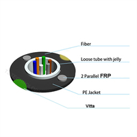 Cable exterior GYFXTY/GYFXY no blindado con funda especial Vitta G657A1 G657A2 G652D PE