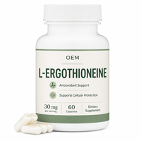 Capsules de L-Ergothionéine en gros pour le bien-être cellulaire quotidien et le soutien antioxydant – Complément en marque blanche OEM ODM