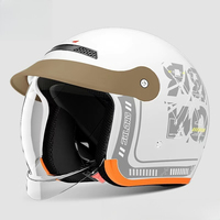 Casque de scooter électrique pour hommes et femmes, adapté à la protection solaire estivale, respirant, confortable et assurant une conduite sécurisée