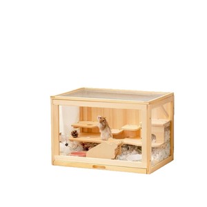 Wooden hamster cages, large acrylic hamster cages, habitats with hiding places and <b>ladders</b>, guinea pig cages. - Product Image 5