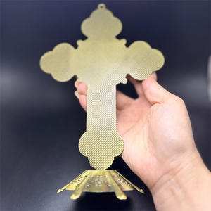 Crucifijo <span class=keywords><strong>de</strong></span> Metal <span class=keywords><strong>de</strong></span> <span class=keywords><strong>los</strong></span> <span class=keywords><strong>Doce</strong></span> Apóstoles, Decoración Religiosa para el Hogar, Estatua <span class=keywords><strong>de</strong></span> Jesús, Cruz Decorativa para Iglesia - Product Image 3