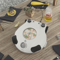 Mini four à pizza électrique d'intérieur automatique professionnel de ménage