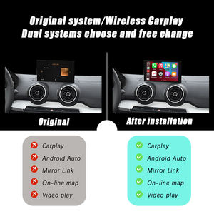 <span class=keywords><strong>Adaptateur</strong></span> CarPlay CZT-AUTO sans fil et Android Auto pour <span class=keywords><strong>AUDI</strong></span> MIB / MIB 2 2018-2021 Display Smart Carplay Upgrade Box - Product Image 3