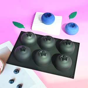 Stampo in Silicone 3D AK a 6 Cavità per Cake Pops a Forma di Mirtillo, Gelato alla Frutta, Cioccolato, Mousse e Dolci - Product Image 5