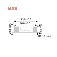 Etiqueta/etiqueta/pegatina H9 9662 /9640, chip de largo alcance pasivo UHF Rfid