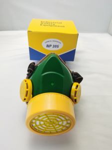 หน้ากากป้องกันก๊าซพิษตลับเดียวพร้อมตัวกรองถ่านกัมมันต์แบบถอดเปลี่ยนได้ - Product Image 4