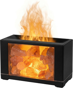 Diffuseur d'arômes à flamme simulée effet feu de camp, veilleuse colorée avec capteur, prix d'usine, pour la maison, cadeau créatif - Product Image 1