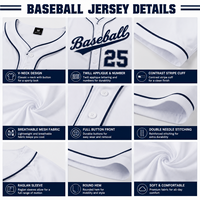 Veste universitaire personnalisée OEM pour équipe de baseball avec logo imprimé numériquement par sublimation, respirante, grandes tailles pour adultes - Commande en gros