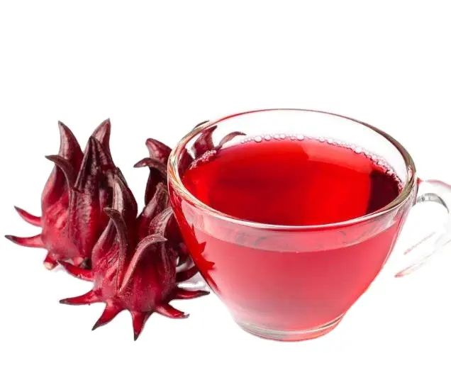 Vendita di base per piantare fiori di sabdariffa di ibisco rosso essiccato ROSELLE in vendita