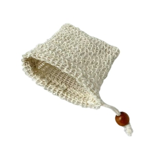 Sac cadeau en tissu de chanvre réutilisable respectueux de l'environnement Emballage textile écologique pour cadeaux - Product Image 3