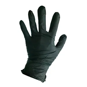 Guantes de látex de nitrilo negro de alta calidad, cómodos, para limpieza del hogar, suaves, de espesor medio, impresos, verano, primavera, venta al por mayor