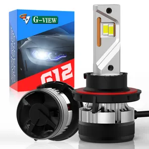 OEM ODM Gview Ampoules de phare LED G12 55w 12000lm 6500k Phare LED automatique H4 H19 9004 9007 Ampoule de phare de voiture LED