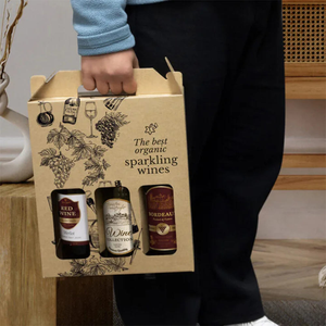 Cajas de Papel para Vino, Embalaje de Vino OEM ODM, Caja de Regalo de Vino Personalizada, Venta al por Mayor Directa de Fábrica para Uso Minorista de Lujo - Product Image 3