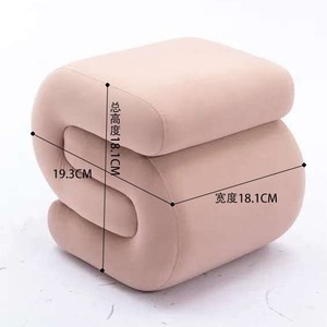 Hiện đại tối giản sáng tạo nhung footstool mềm trang trí nội thất tủ quần áo <span class=keywords><strong>sofa</strong></span> Phân nghiên cứu hành lang Giày thay đổi trang điểm Băng ghế dự bị - Product Image 5