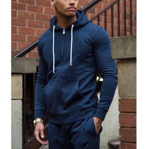 ชุดวอร์มสำหรับผู้ชายชุดออกกำลังกายแขนยาวผ้าคอตตอนพร้อมกระเป๋าจิงโจ้สำหรับฤดูหนาวออกแบบโลโก้ได้ตามต้องการ - Product Image 5