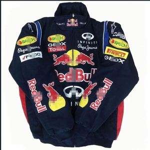 Chaqueta Americana de Carreras para Hombre, Modelo F1, Acolchada de Algodón, Cortavientos, con Bordado, para Béisbol y Motociclismo - Product Image 4