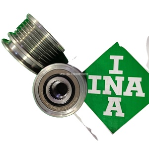 Piezas de alternador para coche, polea de embrague de rueda libre Original INA 6PK, para <span class=keywords><strong>Mercedes</strong></span> <span class=keywords><strong>Benz</strong></span> <span class=keywords><strong>Vito</strong></span> Bus <span class=keywords><strong>109</strong></span> <span class=keywords><strong>CDI</strong></span>, 0121542202, A0131541702, F-559320 - Product Image 1
