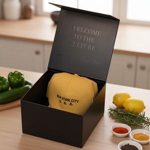 Custom Logo <strong>Baseball</strong> <strong>Cap</strong> Hat Paper <strong>Box</strong> Packaging Magnet Foldable Lided Gift <strong>Box</strong> - Product Image 2