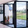 방수 및 안전 하드웨어가있는 핫 세일 알루미늄 제 이중 접이식 발코니 도어 - Product Image 3