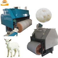 Machine de traitement de la laine de mouton largement utilisée, machine à carder pour carder la laine à vendre