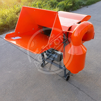 Machine à battre le blé 200 kg/h, électrique 220 V, moteur 2 kW, multifonctionnelle et compacte pour la récolte du riz, du soja et des fèves en ferme
