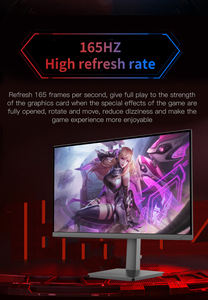 Meilleurs moniteurs pc <span class=keywords><strong>24</strong></span> <span class=keywords><strong>pouces</strong></span> 1k 1ms <span class=keywords><strong>144hz</strong></span> 165hz écran IPS moniteur d'ordinateur de jeu de bureau avec lumière RVB - Product Image 5