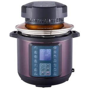 Alta calidad Superior cocina Appliacne Control Digital olla a presión olla arrocera TAPA DE freidora de aire para olla a presión eléctrica