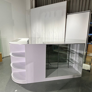 HIKUYA Venta Caliente Mostrador Combinación <span class=keywords><strong>Cajero</strong></span> Contador-Blanco - Product Image 4