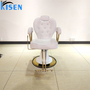 Kisen-muebles de salón de estilo <span class=keywords><strong>barcelona</strong></span> para mujeres, sillas de estilismo de peluquero con base cuadrada - Product Image 4