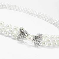 Ceinture en perles élastiques pour femmes, ceinture en cristal avec strass, ceinture de mariée, robe de demoiselle d'honneur sexy, chaîne de taille pour filles