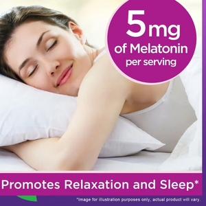 Gomitas de Melatonina para Mujeres con Colágeno, 10 Vitaminas y Minerales Esenciales, Sabor Frambuesa, 60 Gomitas, Suplemento Dietético - Product Image 3