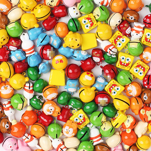 맞춤형 다채로운 황동 구리 DIY 애완동물 목걸이 맞춤형 종소리 소형 동물용 Senye 브랜드 사진 패턴 - Product Image 6