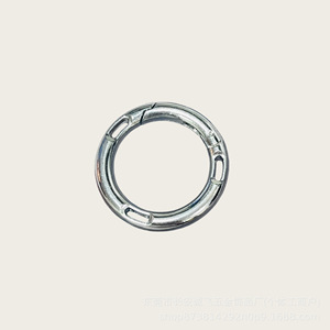 Mosquetón de Aleación de Zinc de 26mm con Anillo Abierto Redondo, Hebilla para Llavero, Accesorios de Joyería DIY - Product Image 3