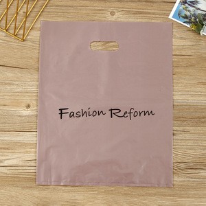 Bolsa de plástico para compras, bolsa de plástico troquelado con logotipo impreso personalizado, HDPE LDPE - Product Image 4