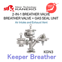 STK-KANEKO Valve de purge de transmission auto-actuée en acier inoxydable série KGN, unité d'étanchéité au gaz à raccordement par bride pour réservoir