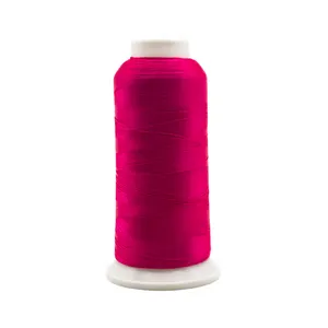 120d/2 Polyester Embroidery 40WT Thread 5000Y Hilos Poliester Bordado For Industrial Embroidery Machines 5000 Meter
