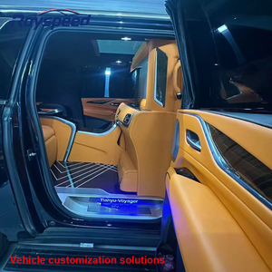 Asientos VIP de Cuero de Lujo para <span class=keywords><strong>Cadillac</strong></span> <span class=keywords><strong>Escalade</strong></span> Navigator, Tapicería de Asientos de Auto Modificada, Asiento Trasero Eléctrico, <span class=keywords><strong>Interior</strong></span> Personalizado - Product Image 2