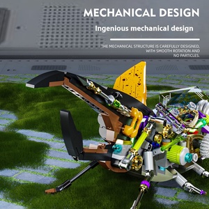 Mji khối moc gạch 766pcs nhỏ nhựa sáng tạo dynastes xây dựng khối trẻ em lắp ráp câu đố xây dựng khối thiết lập đồ chơi 13053 - Product Image 3