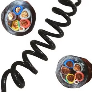 Bán buôn 2 3 4 5 6 7 lõi PVC PU mở rộng xoắn ốc dây cáp cuộn dây cáp - Product Image 3