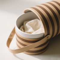 Boîte à bijoux cylindrique rigide de luxe avec logo personnalisé, emballage en tube de papier de marque privée pour cadeau de fleurs en gros