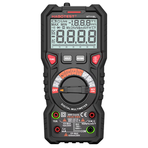 Multímetro <span class=keywords><strong>Digital</strong></span> Profissional HT118L 6000 Contagens para Eletricistas - Melhor Ferramenta de Indutância Elétrica - Product Image 1