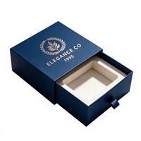 Boîte cadeau de luxe personnalisée en papier rigide pour bijoux, emballage pour bague, collier, boucles d'oreilles, rangement de bijoux