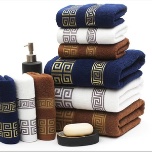 Serviettes de <span class=keywords><strong>bain</strong></span> en coton pur de couleur unie, épaisses, douces et absorbantes, ensembles cadeaux pour adultes, nouvelle arrivée transfrontalière pour hommes - Product Image 1