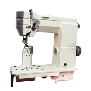 Macchina da Cucire Semi-Automatica a Colonna con Ago Singolo per Calzature, Funzionamento Meccanico con Alimentazione dell'Ago per Produzione di Scarpe - Product Image 1