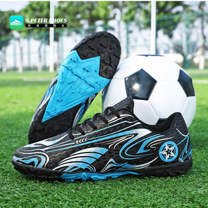 Tacos de Fútbol para Césped Artificial, Estilo de Cordones Bajos, Antideslizantes, de Goma Resistente al Desgaste, para Fútbol Sala Interior y Entrenamiento al Aire Libre - Product Image 1