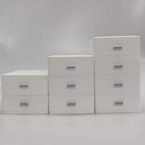 Elegante 2/3/<span class=keywords><strong>4</strong></span> Schichten kleine rechteckige Kunststoff Tischplatte Schubladen Schrank mehr schicht ige Home Space Aufbewahrung sbox Schreibtisch Organizer - Product Image 4