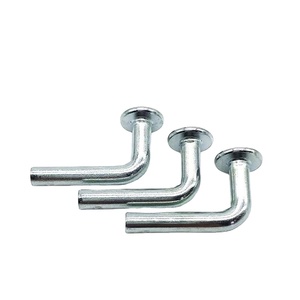 Perni Di Sicurezza Per Scaffalature - 10 Pezzi In Acciaio Zincato, Diametro 8.1mm