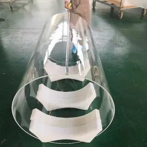 石英ガラス管大口径透明ガラスシリンダーチューブ中国