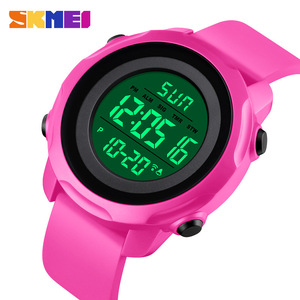 Skmei Digital <b>Watch</b> Men Waterproof Sports <b>Watch</b> Silicone Strap 3Bar Water Resistance Large Dial Multifunction <b>Electronic</b> <b>Watch</b> - Product Image 5